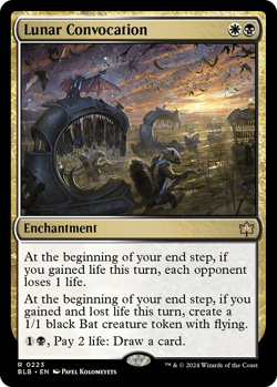 1x Lunar Convocation MTG Bloomburrow NM Magic Regular - Image 1