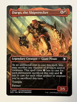Dargo, the Shipwrecker (Borderless) Special Guests Non-Foil Regular MTG - Image 1