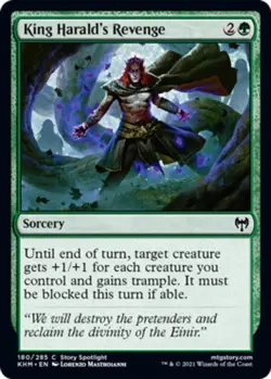4x King Harald's Revenge MTG Kaldheim NM Magic Regular - Image 1