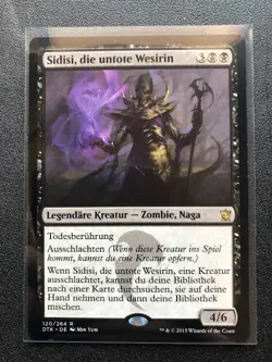 GERMAN 1x Sidisi, Undead Vizier Light Play MTG - Magic the Gathering - Image 1