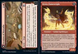 4x Invasion of Mercadia // Kyren Flamewright MTG March of the Machine NM Magic R - Image 1