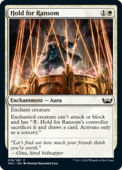 4x Hold for Ransom MTG Streets of New Capenna NM Magic Regular - Image 1