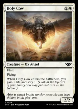 4x Holy Cow MTG Outlaws of Thunder Junction NM Magic Regular - Image 1