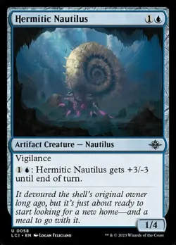 1x Hermitic Nautilus - Foil MTG The Lost Caverns of Ixalan NM Magic Foil - Image 1