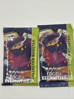 MTG Edge of Eternities Collector Booster Pack X3 English New Factory Sealed - Image 1
