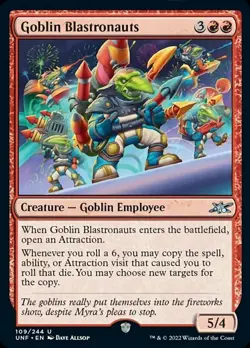 4x Goblin Blastronauts MTG Unfinity NM Magic Regular - Image 1