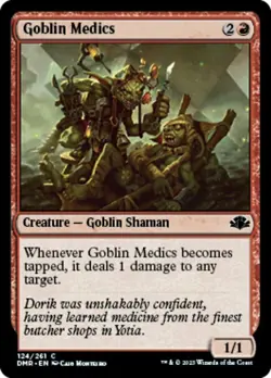 4x Goblin Medics MTG Dominaria Remastered NM Magic Regular - Image 1