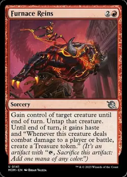 4x Furnace Reins MTG March of the Machine NM Magic Regular - Image 1