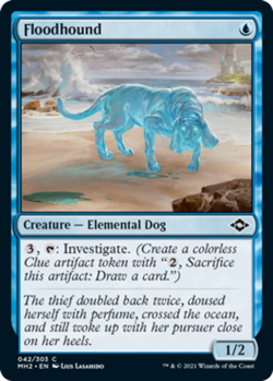 1x Floodhound - Foil MTG Modern Horizons 2 NM Magic Foil - Image 1