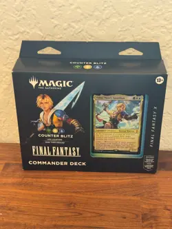 MTG Magic The Gathering Final Fantasy X Commander Deck Counter Blitz Tidus - Image 1