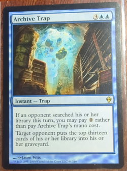 Archive Trap #41 (NM) Zendikar ZEN Magic MTG - Image 1