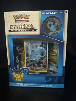 Pokemon Mythical Collection Pin Box 20th Anniversary - Manaphy NEW! - Image 1