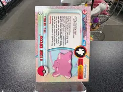 DITTO #132 - SILVER Holo - Blue Logo - SERIES 3 - TOPPS POKEMON CARD - LP+ - Image 2