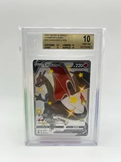 Pokemon Sword and Shield Charizard V Secret Champions Path #79 BGS 10 PRISTINE - Image 1