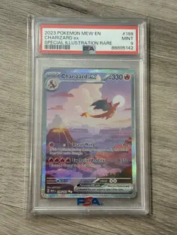 2023 Pokemon MEW-EN 151 Charizard EX 199/165 SIR PSA 9 🔥📈 - Image 1