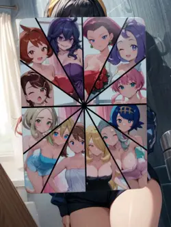 Misty Pokemon Anime Waifu Sexy Goddess Doujin Card - Image 2