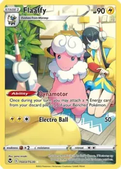 NM-Mint, English - 1 x Pokemon Flaaffy - TG03/TG30 - Ultra Rare - Silver Tempest - Image 1
