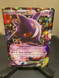 Jumbo 2014 Pokemon XY Phantom Forces Gengar EX Jumbo Promos #34/119 - Image 1