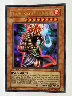 Yu-Gi-Oh Hino-Kagu-Tsuchi LOD-070 Ultra Rare 1st Edition - Image 1