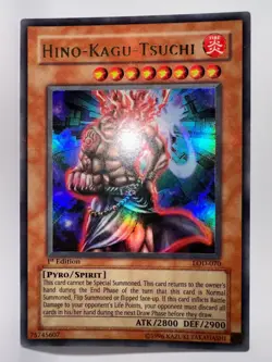 Yu-Gi-Oh Hino-Kagu-Tsuchi LOD-070 Ultra Rare 1st Edition - Image 2