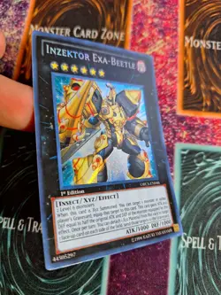 Yu-Gi-Oh! TCG Inzektor Exa-Beetle ORCS EN046 Secret Rare 1st Edition Near Mint - Image 2