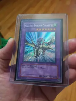 Yugioh Gaia the Dragon Champion Legend of Blue Eyes LOB-125 VERY RARE PERFECT ! - Image 2