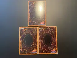 3x 2003 Yugioh Viser Des - Secret Rare - GB7-002 Japanese Game Promo EX - Image 2