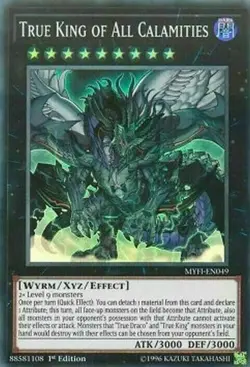 True King of All Calamities ~ MYFI-EN049 Yugioh [ 1st Edition - PLAYED ] - Image 1