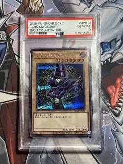 PSA 10 Yugioh Dark Magician QCAC-JP018 Quarter Century Art Collection 2nd TCG - Image 1