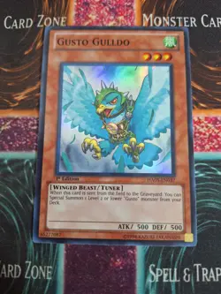 Yu-Gi-Oh! Gusto Egul HA05-EN038 Super Rare 1st Edition Near Mint - Image 1