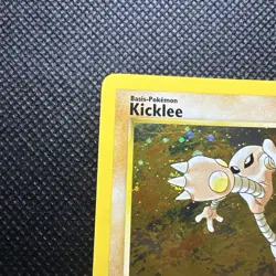 Pokemon german Hitmonlee Kicklee Fossil Holo Card 7/62 TCG LP Lightly Played - Image 2