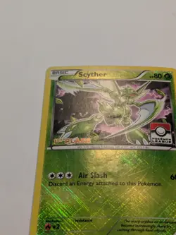 1st Place Stamped 🔥 Scyther - 4/108 - Pokemon Dark Explorers Holo Rare Card DMG - Image 3