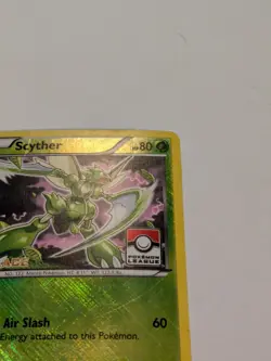 1st Place Stamped 🔥 Scyther - 4/108 - Pokemon Dark Explorers Holo Rare Card DMG - Image 4