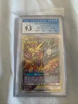 GRADED 9.5 CGC MINT MOLTRES & ZAPDOS & ARTICUNO GX PROMO POKEMON TCG CARD - Image 1