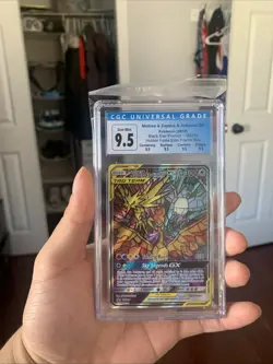 GRADED 9.5 CGC MINT MOLTRES & ZAPDOS & ARTICUNO GX PROMO POKEMON TCG CARD - Image 3