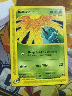 Bulbasaur 95/165 Expedition Set Common Pokemon Card Original WOTC Vtg 2002 MP - Image 1