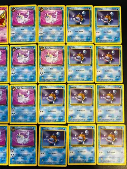 44x Team Rocket Original Vintage 1999 Pokemon Card LOT Non-Holo NM Near Mint - Image 4