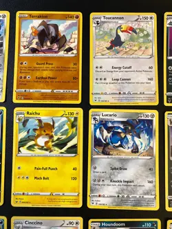 40x Flareon Raichu Houndoom Lucario &more Pokemon Card LOT Non-Holo Rare NM MINT - Image 4