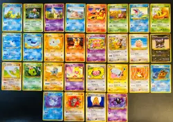27x Japanese Pocket Monster Pokemon Card LOT Non-Holo Rare NM Near Mint 1996 - Image 1