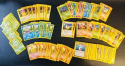 200x Pikachu Charmander Base Set 1999 Pokemon Card LOT Non-Holo Rare NM Mint - Image 1