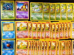 200x Pikachu Charmander Base Set 1999 Pokemon Card LOT Non-Holo Rare NM Mint - Image 4