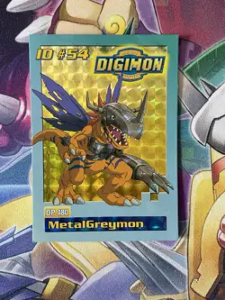 MetalGreymon ID #54 DP 480 Digimon Card Toy Exclusive Promo Bandai 1999 - Image 1