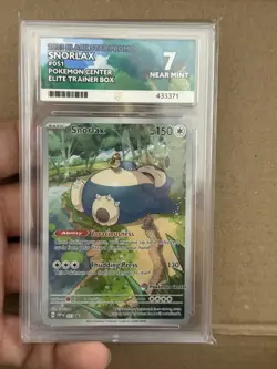 Pokemon TCG Snorlax 051 Promo Card 151 ETB Pokemon Center Black Star Promo Ace 7 - Image 1
