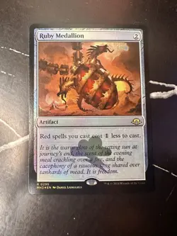 FOIL RUBY MEDALLION 295 - MTG MH3 - M/NM Unplayed FAST2SHIP!! - Image 1