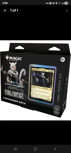 SEALED! Magic MTG Final Fantasy Commander Deck Scions & Spellcraft Y'shtola - Image 2