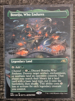 MTG: Boseiju, Who Endures (Kamigawa: Neon Dynasty)(BORDERLESS RARE) - Image 1