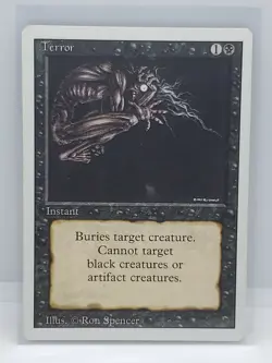 MTG Terror Revised Edition Regular Common - Image 1