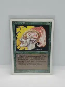 MTG Llanowar Elves Revised Edition Regular Common - Image 1