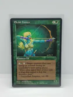 MTG Elvish Hunter Fallen Empires 67a Regular Common - Image 1