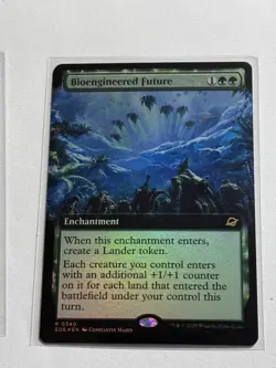 Bioengineered Future Extended Art Edge of Eternities Foil #340 - Image 1